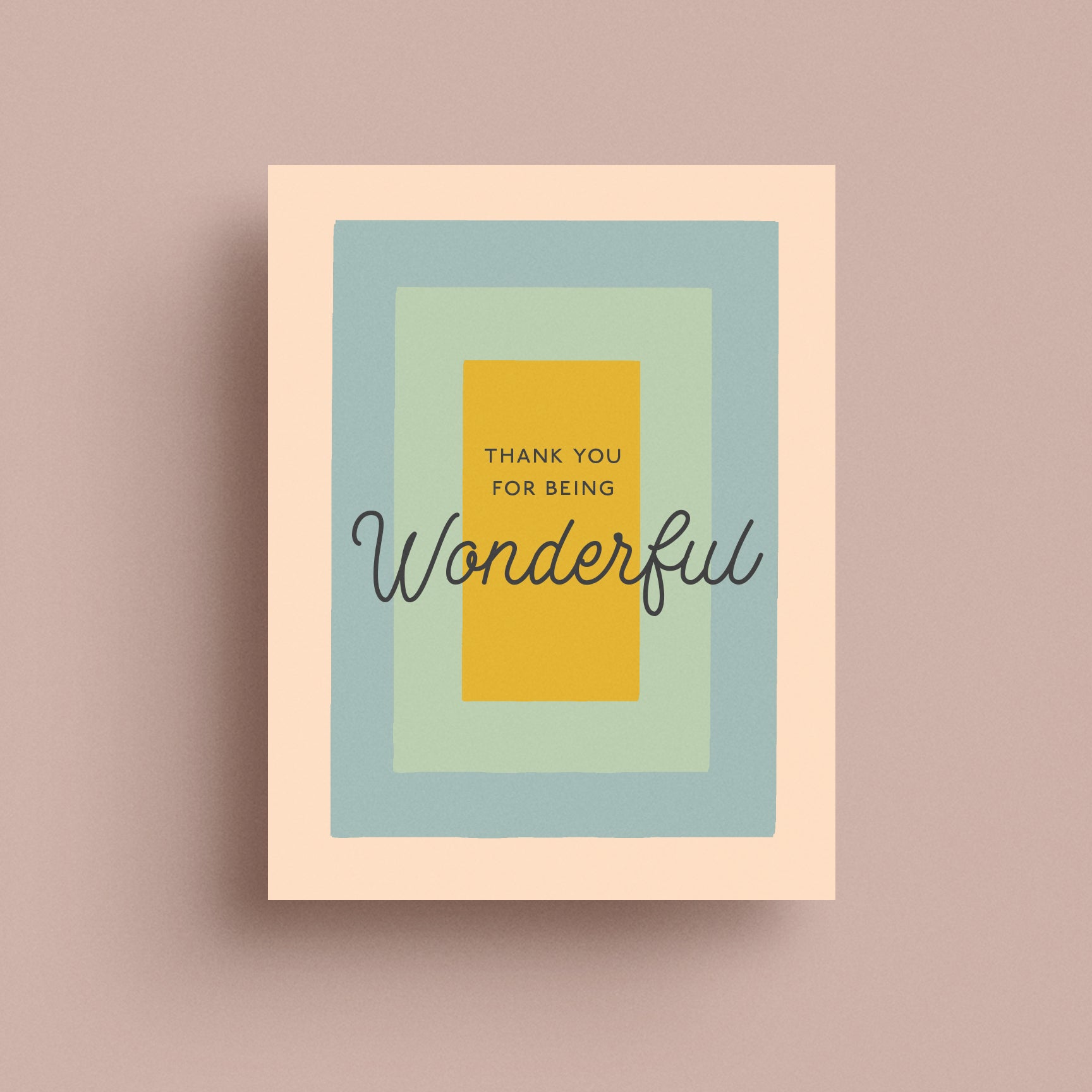 Wonderful Thank You Card – Library Design Co. wonderful-thank-you-card-library-design-co