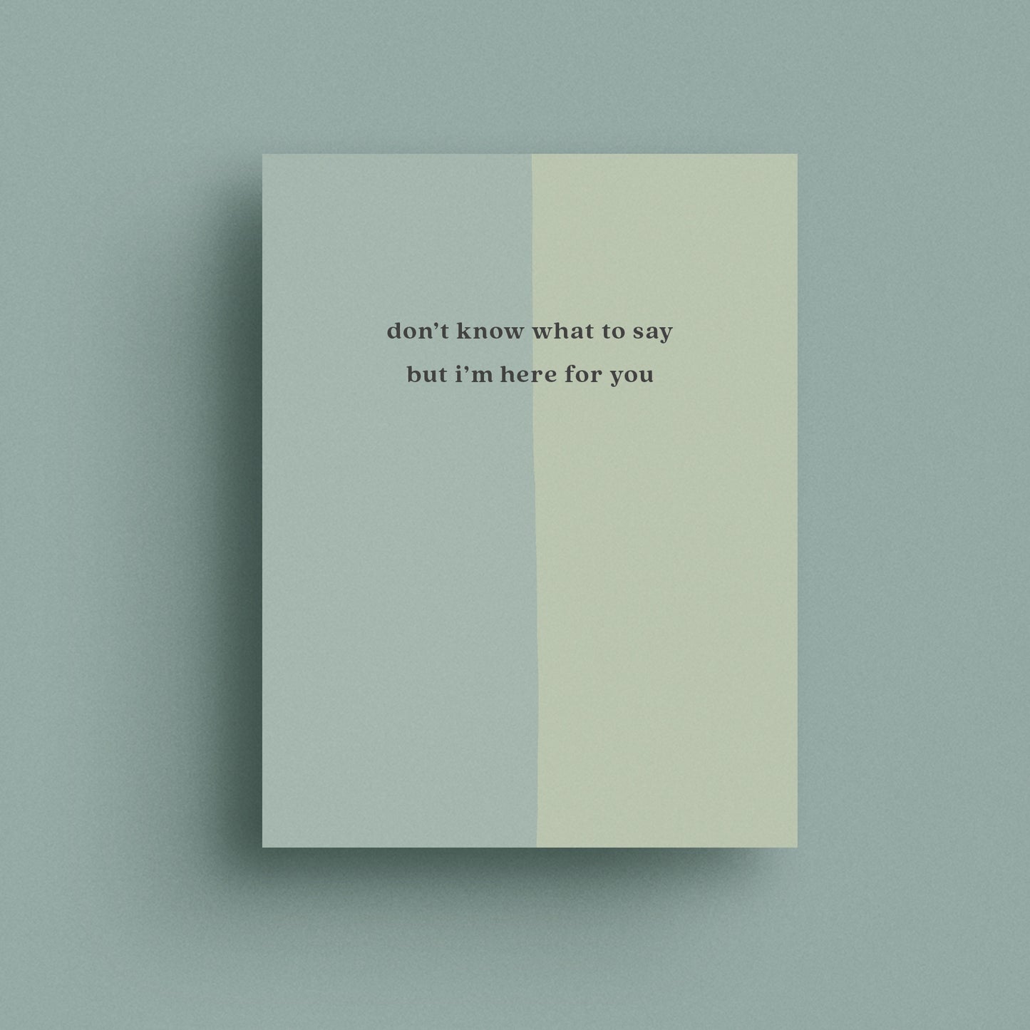 Here for You Card