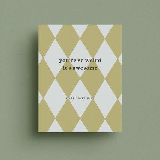 Weird Birthday Card