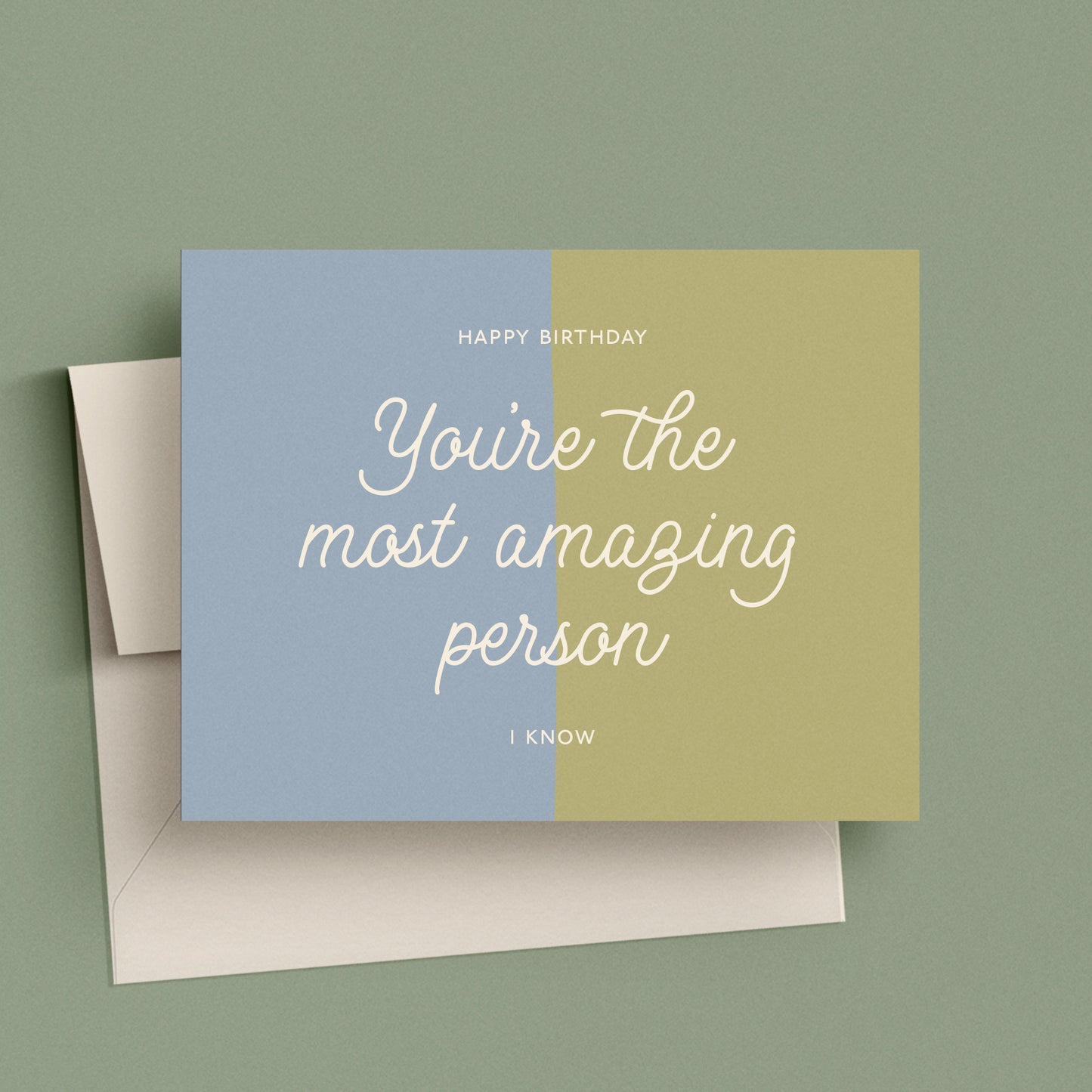 Amazing Person Birthday Card