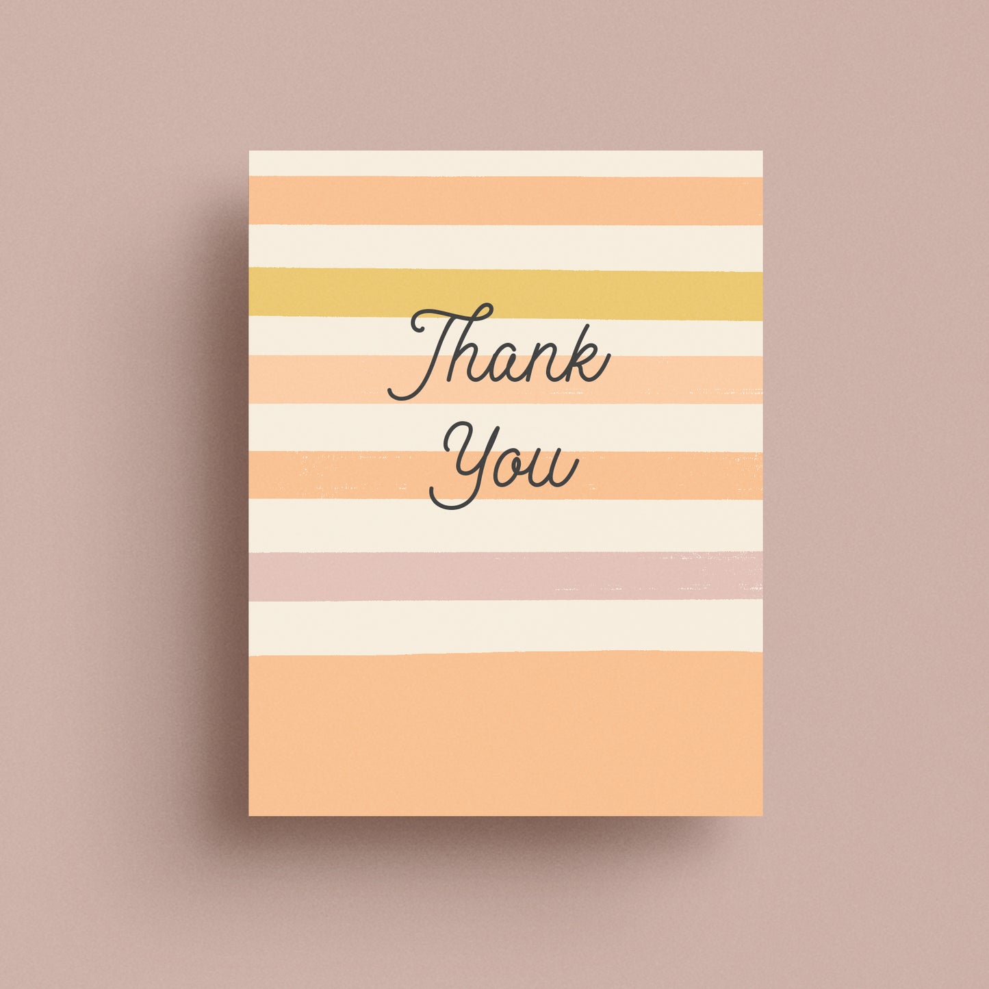 Thank You Stripes Card
