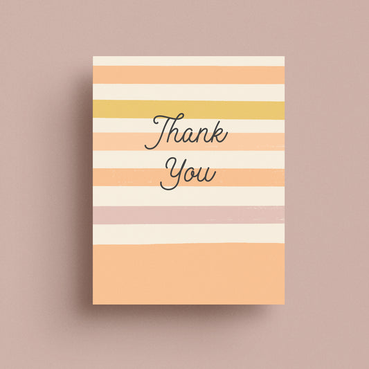 Thank You Stripes Card