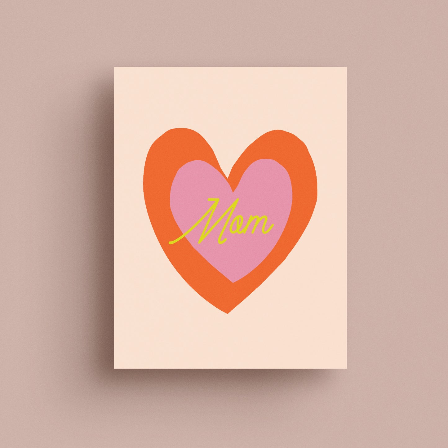 Mom Heart Card