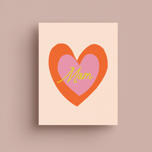 Mom Heart Card