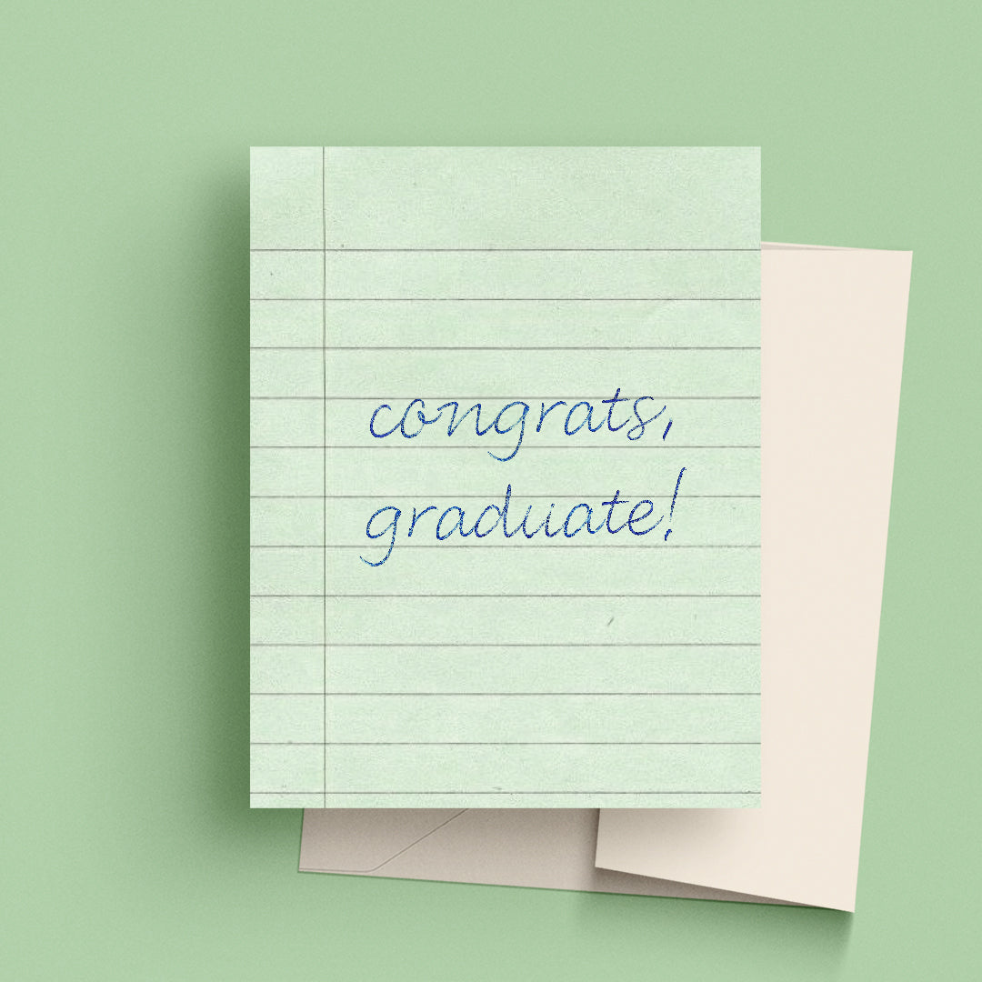 Congrats Graduate Paper Card