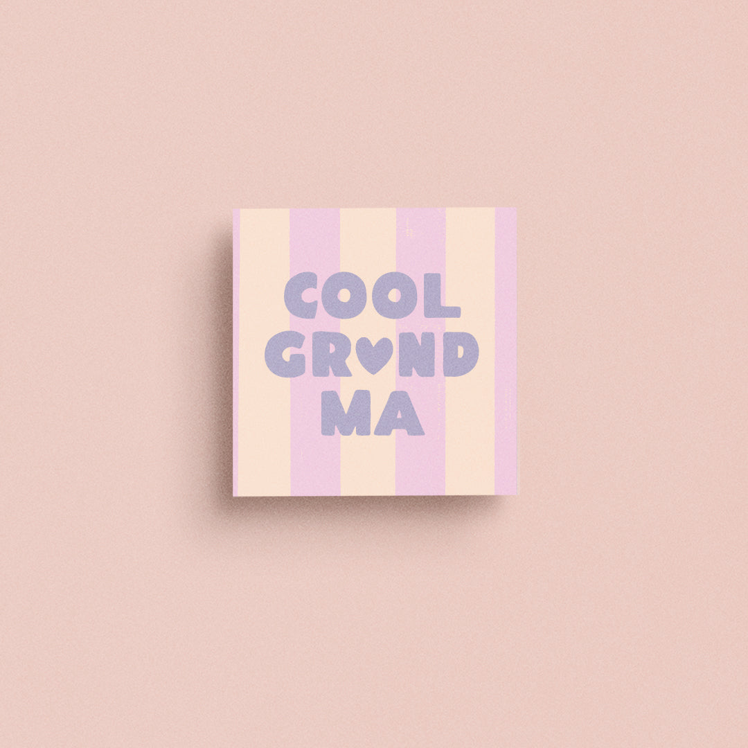 Cool Grandma Mini Card