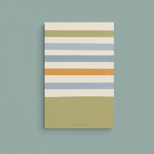 Small Stripe Pad Blue