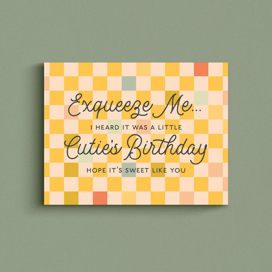 Cutie Birthday Card