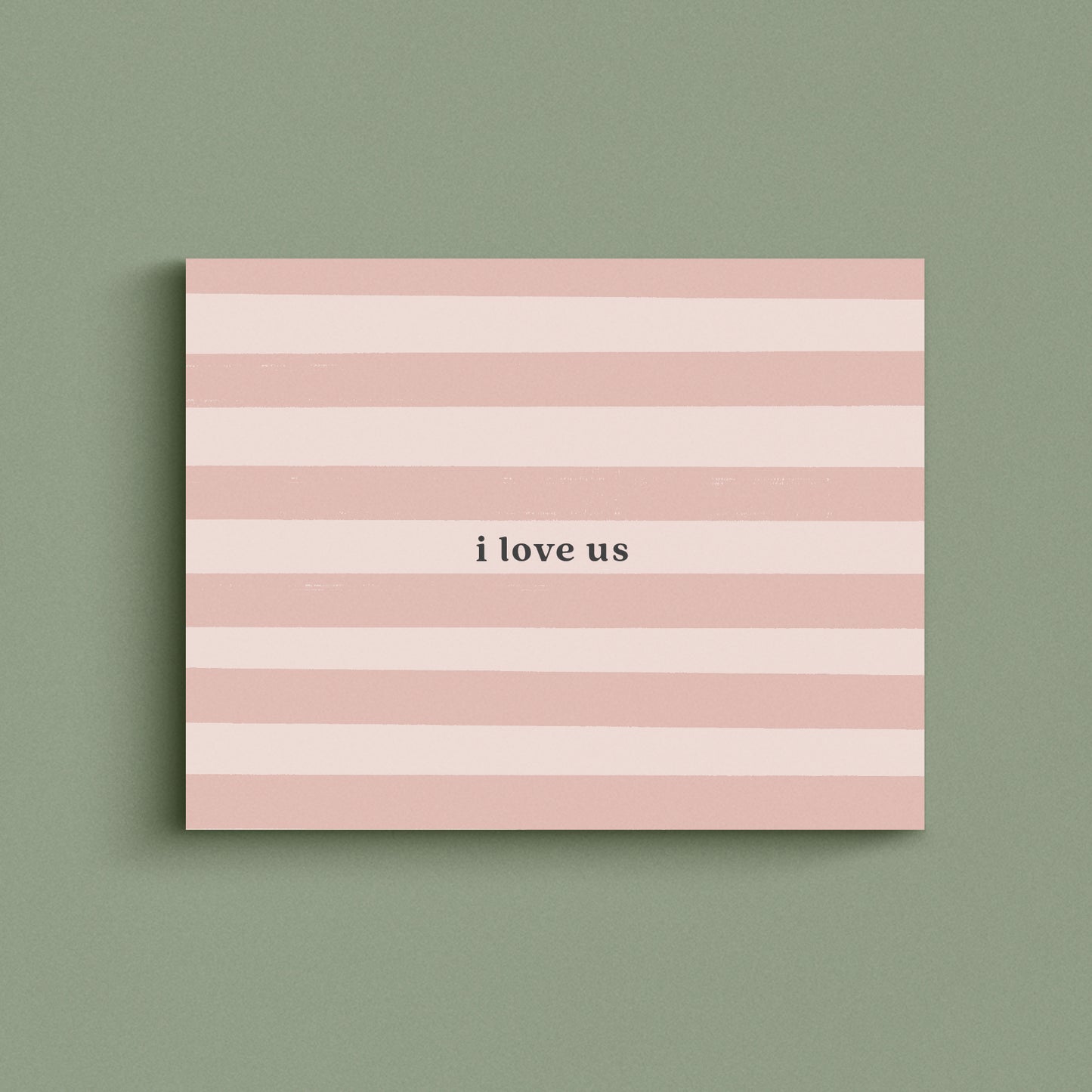 I Love Us Card