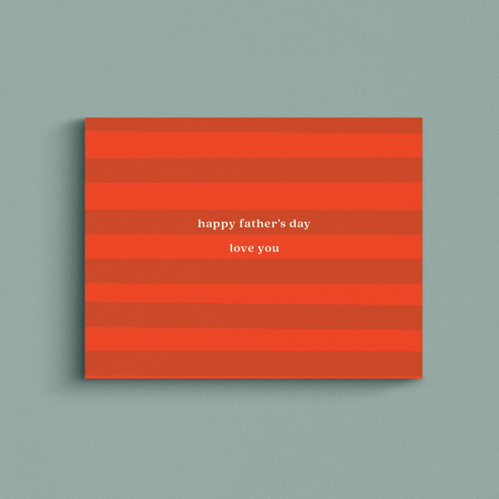 Dad Red Color Red Father's Day Card – Library Design Co.