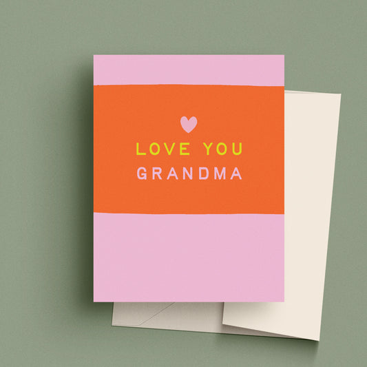 Love You Grandma Card
