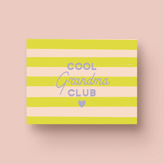 Cool Grandma Club Card