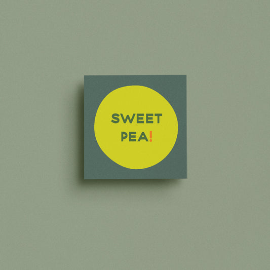 Sweet Pea Mini Card