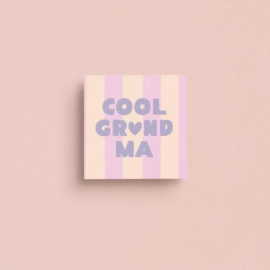 Cool Grandma Mini Card