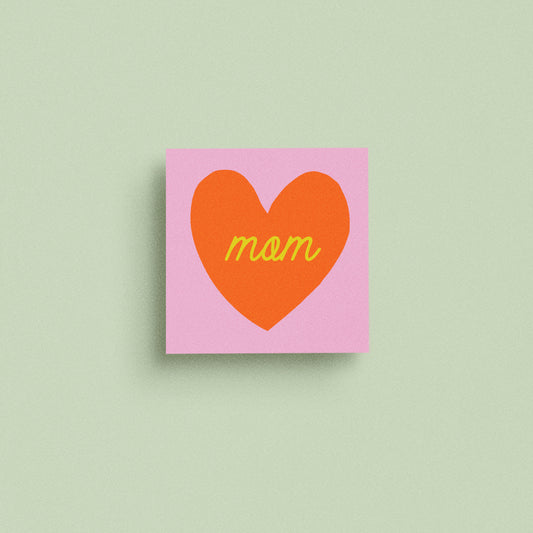 Heart Mom Mini Card
